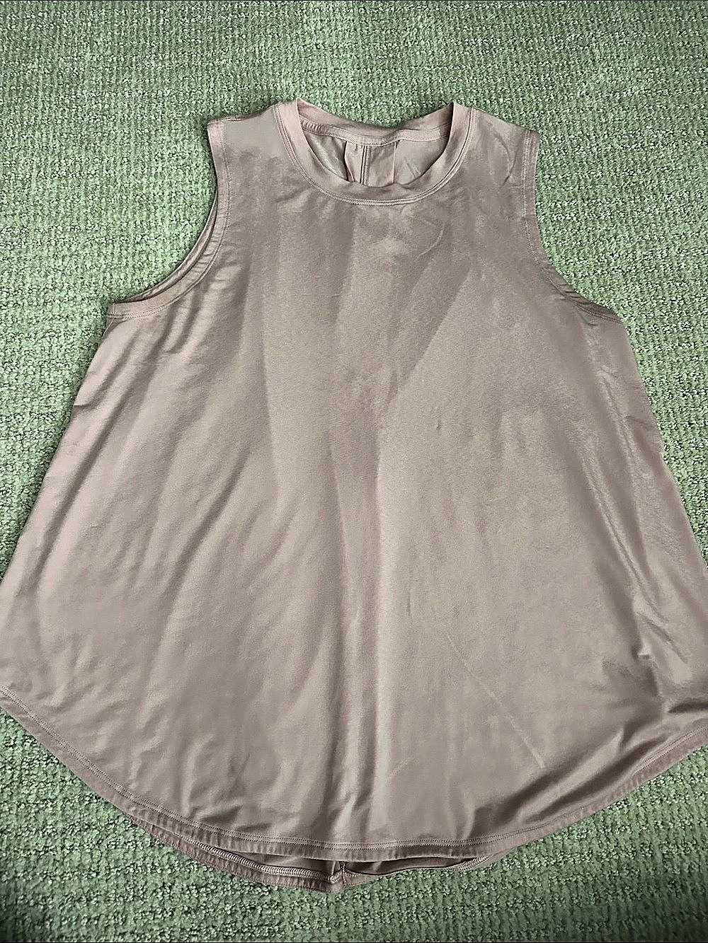 lululemon Split Tie Back Tank *Pleated Pink Tank Top